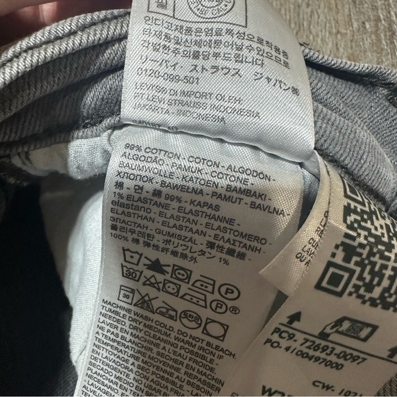 Levi's Gray Straight Leg Jeans - Picture 7 of 12